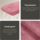 ZenGrowth Serenza microvezel hoeslaken met uitsparing Blush Roze