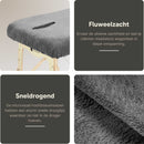 ZenGrowth Serenza microvezel hoeslaken met uitsparing grijs