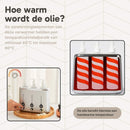Massageolieverwarmer Grijs 3 Flessen