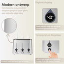 Massageolieverwarmer Grijs 3 Flessen