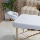 ZenGrowth Serenza microvezel hoeslaken met hoofsteunhoesje wit