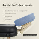 Badstof Hoofdsteunhoesje Lichtblauw