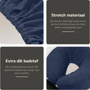 Badstof Hoofdsteunhoesje Marineblauw