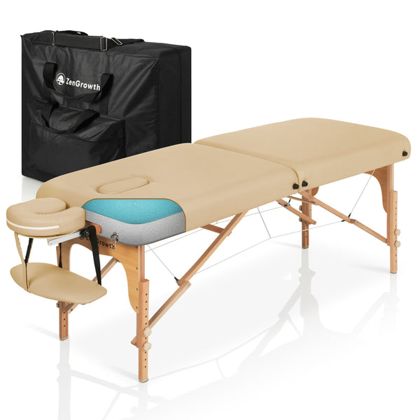 Tweedekans ZENGROWTH Massagetafel Gavia Beige 70cm