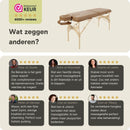 ZENGROWTH Massagetafel Belverde 2.0 Mocca 71cm