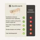 ZENGROWTH Inklapbare Massagetafel Nimman Beige 71cm