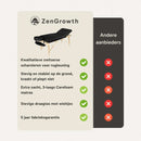 ZENGROWTH Inklapbare Massagetafel Nimman Zwart 71cm