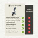 ZENGROWTH Massagestoel Legian Inklapbaar Marineblauw