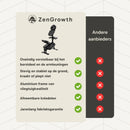 ZENGROWTH Massagestoel Legian Inklapbaar Zwart