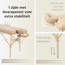 ZENGROWTH Massagetafel Belverde 2.0 Beige 71cm