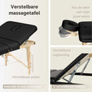 ZENGROWTH Inklapbare Massagetafel Nimman Zwart 71cm