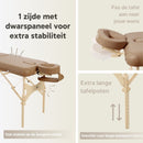 ZENGROWTH Massagetafel Belverde 2.0 Mocca 71cm