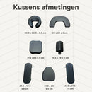 ZENGROWTH Massagestoel Legian Inklapbaar Zwart