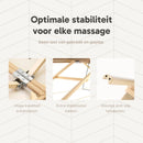 ZENGROWTH Massagetafel Belverde 2.0 Zwart 71cm