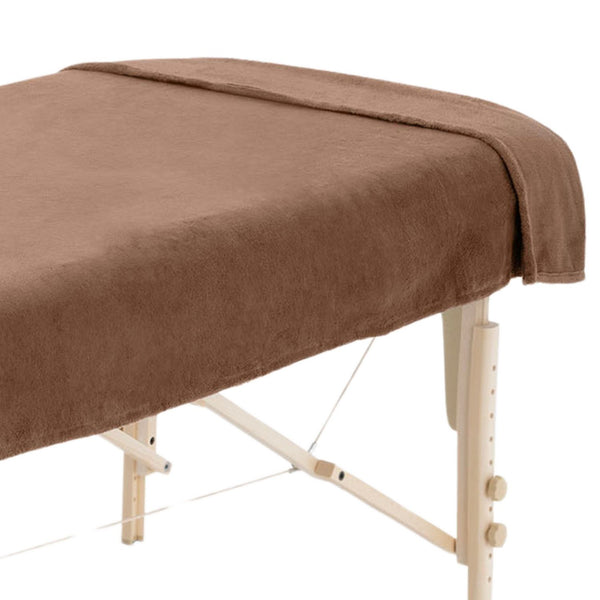 ZenGrowth Serenza microvezel massage handdoek 100 x 220cm bruin