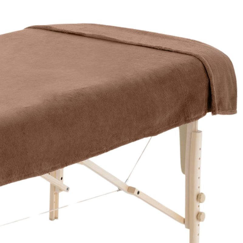 ZenGrowth Serenza microvezel massage handdoek 100 x 220cm bruin