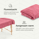 ZenGrowth Serenza microvezel massage handdoek 100 x 220cm blush roze