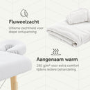 ZenGrowth Serenza microvezel hoeslaken met hoofsteunhoesje wit
