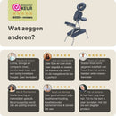 ZENGROWTH Massagestoel Valo Inklapbaar Marineblauw