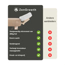 ZenGrowth Serenza microvezel hoofdsteunhoesje wit (2x)