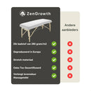 Badstof Hoeslaken Massagetafel Wit zonder Uitsparing