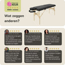 ZENGROWTH Massagetafel Belverde 2.0 Zwart 71cm