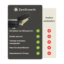 Badstof Hoofdsteunhoesje Zwart