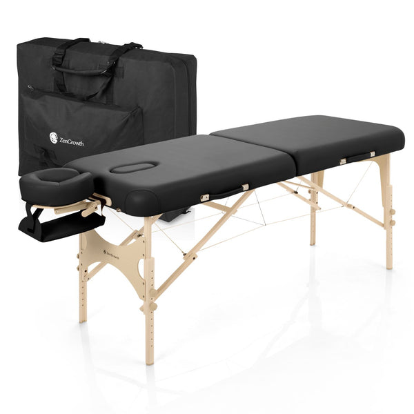ZENGROWTH Massagetafel Belverde 2.0 Zwart 76cm