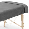 ZenGrowth Serenza microvezel massage handdoek 100 x 220cm grijs