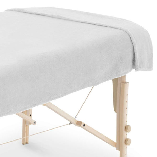 ZenGrowth Serenza microvezel massage handdoek 100 x 220cm wit
