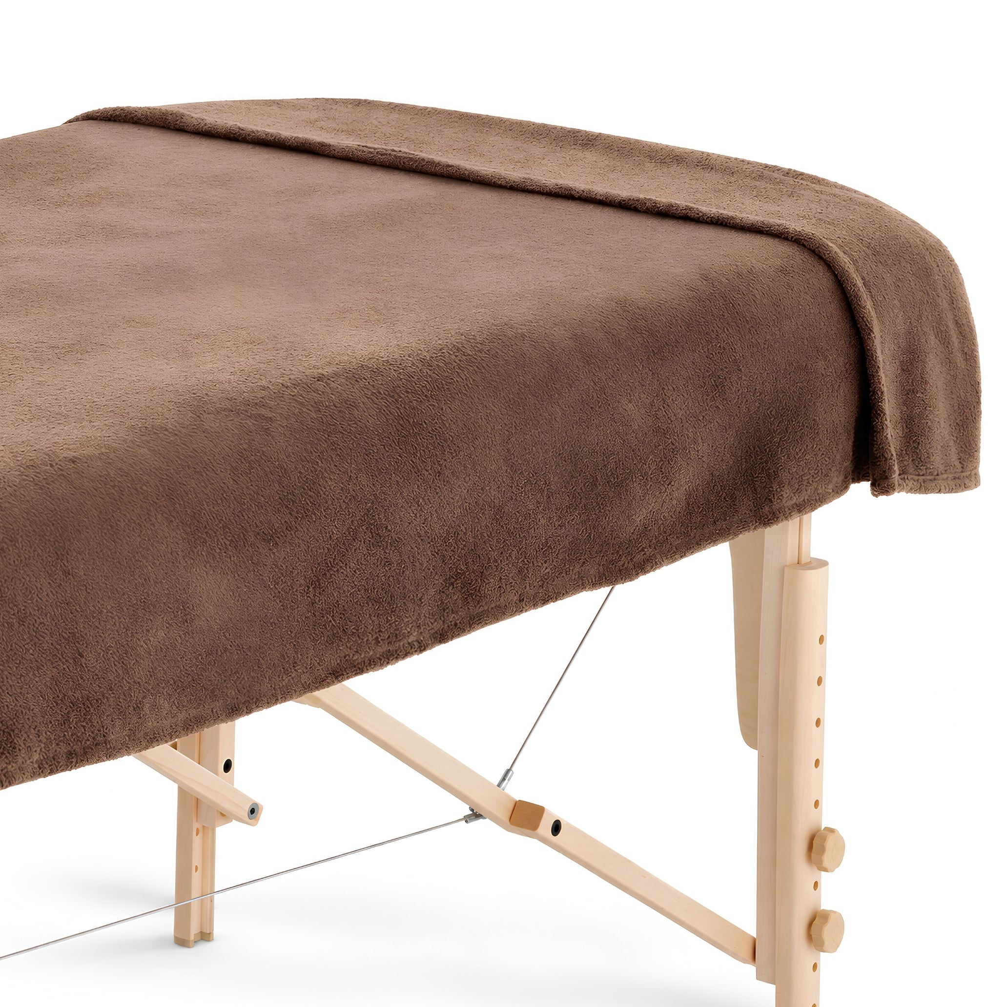 ZenGrowth Serenza microvezel massage handdoek 100 x 220cm bruin