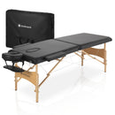 ZENGROWTH Massagetafel Economy Flat Zwart