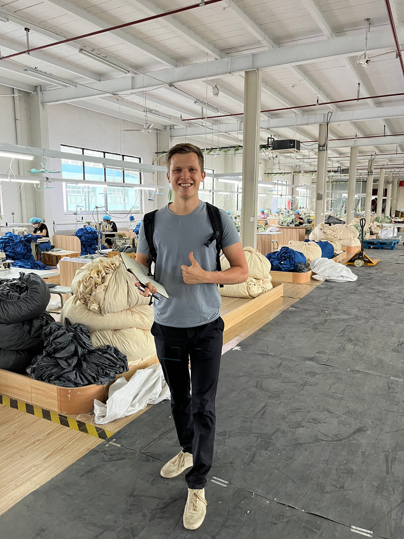 Ik in de fabriek