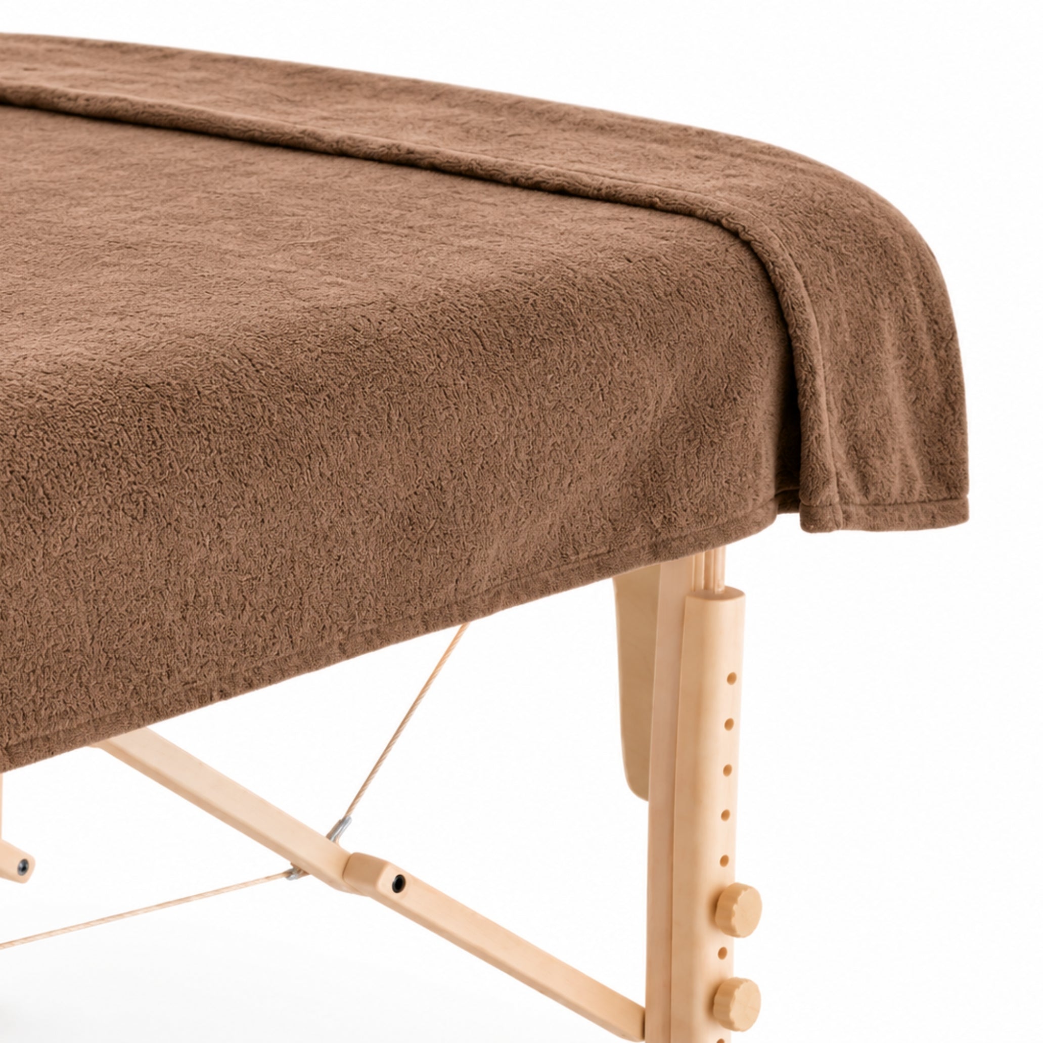 ZenGrowth Serenza microvezel massage handdoek 100 x 220cm bruin