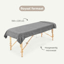 ZenGrowth Serenza microvezel massage handdoek 100 x 220cm grijs