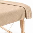 ZenGrowth Serenza microvezel massage handdoek 100 x 220cm zandbeige