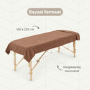 ZenGrowth Serenza microvezel massage handdoek 100 x 220cm bruin