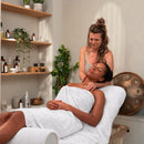 ZenGrowth Serenza microvezel massage handdoek 100 x 220cm wit