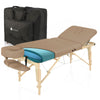 Tweedekans ZENGROWTH Inklapbare Massagetafel Nimman Mocca 71cm
