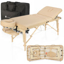 Tweedekans ZENGROWTH Inklapbare Massagetafel Nimman Beige 71cm