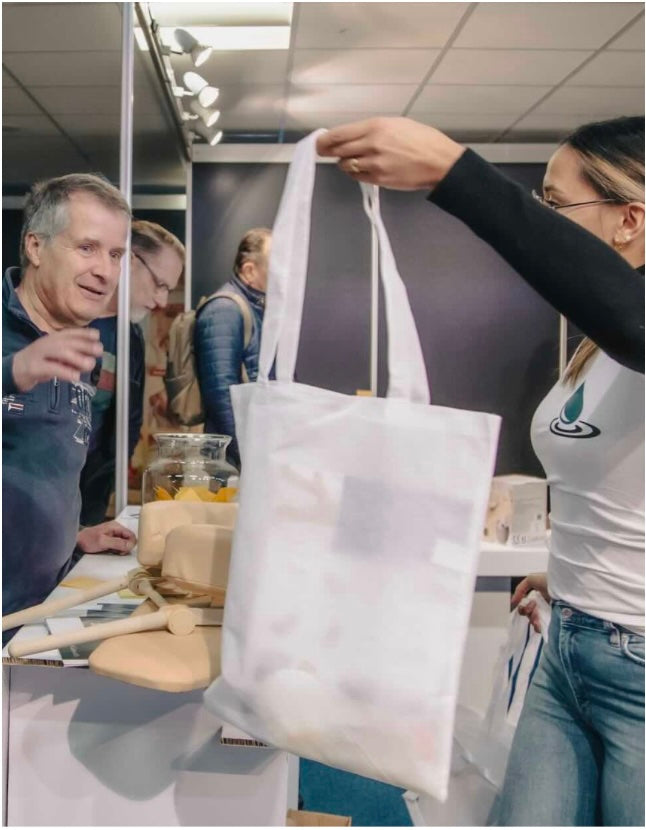 Foto van de beurs