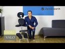 ZENGROWTH Massagestoel Valo Inklapbaar Zwart