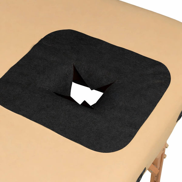 Zwarte Disposable Facecovers Massagetafel 100 Stuks ZenGrowth