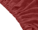 Badstof Hoeslaken Massagetafel Burgundy zonder Uitsparing