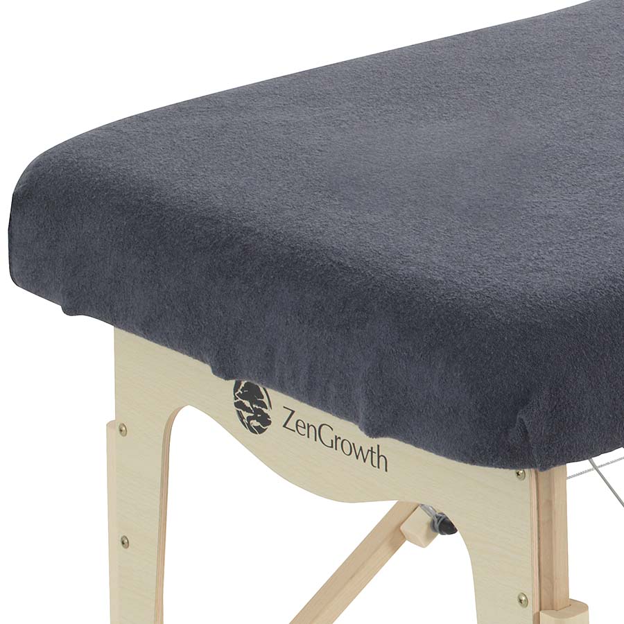 Badstof Hoeslaken Massagetafel Grijs zonder Uitsparing