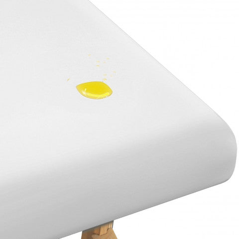 Oliebestendig Hoeslaken Massagetafel Wit
